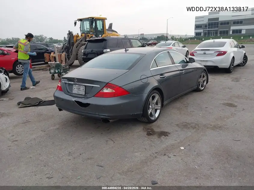 2008 Mercedes-Benz Cls 550 VIN: WDDDJ72X38A133817 Lot: 44956235