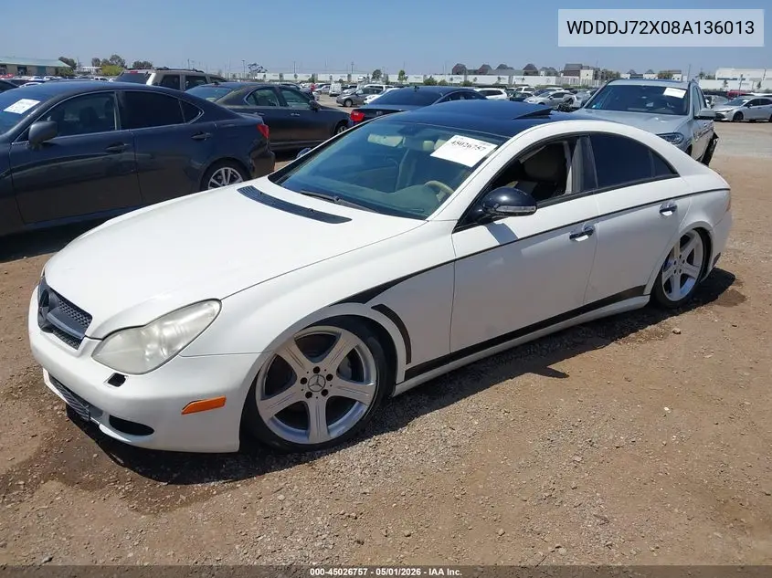2008 Mercedes-Benz Cls 550 VIN: WDDDJ72X08A136013 Lot: 45026757