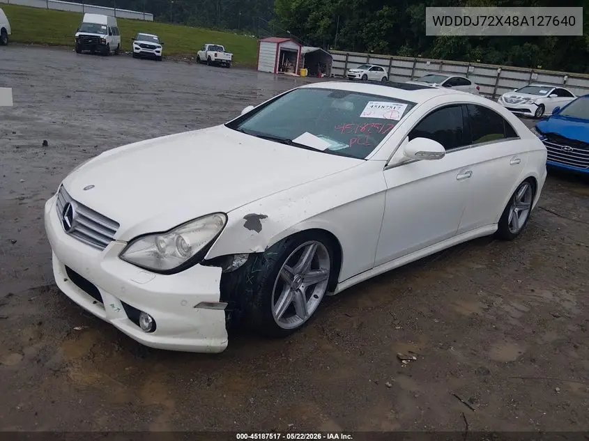 2008 Mercedes-Benz Cls 550 VIN: WDDDJ72X48A127640 Lot: 45187517