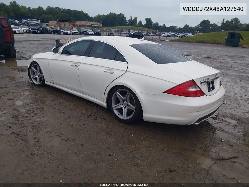 2008 Mercedes-Benz Cls 550 VIN: WDDDJ72X48A127640 Lot: 45187517