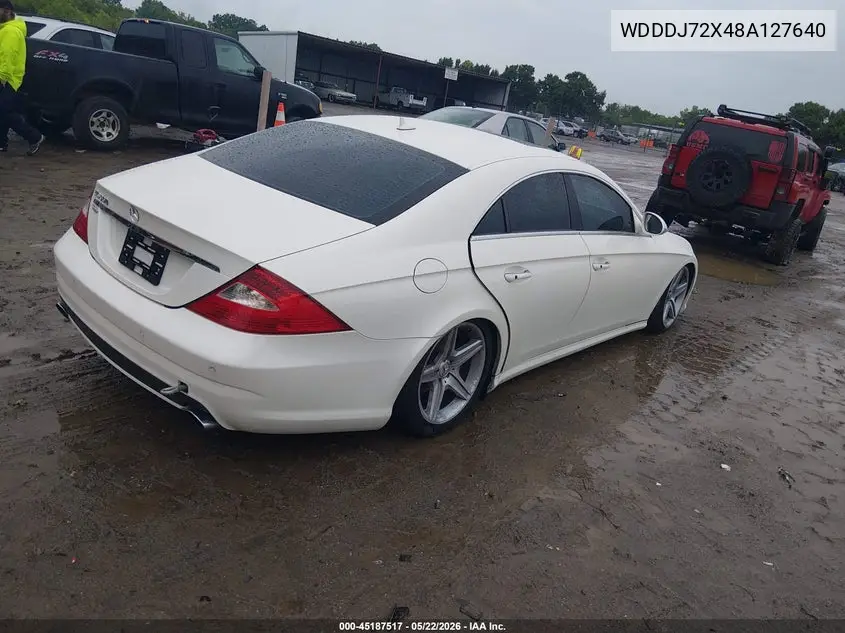 2008 Mercedes-Benz Cls 550 VIN: WDDDJ72X48A127640 Lot: 45187517
