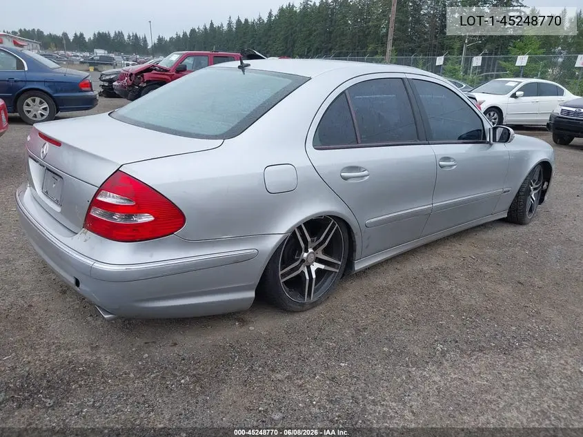 2005 Mercedes-Benz E 500 VIN: WDBUF70J55A767358 Lot: 45248770
