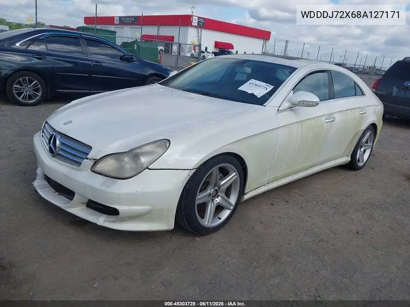 2008 Mercedes-Benz Cls 550 VIN: WDDDJ72X68A127171 Lot: 45303728
