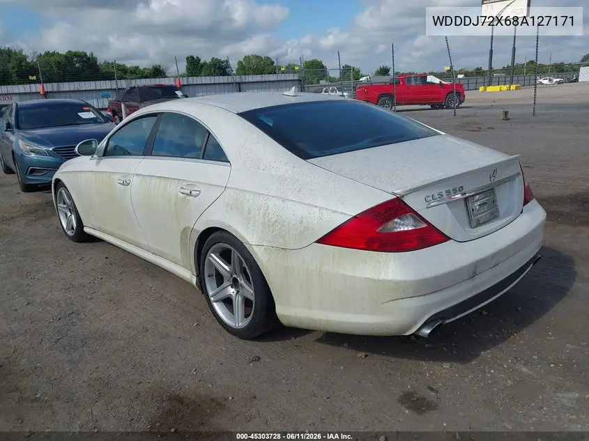 2008 Mercedes-Benz Cls 550 VIN: WDDDJ72X68A127171 Lot: 45303728