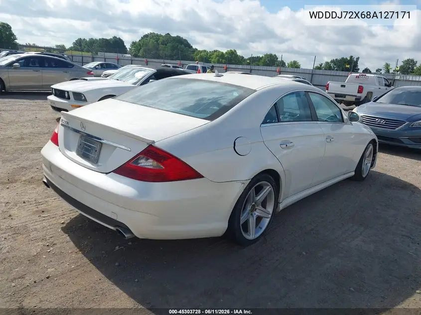 2008 Mercedes-Benz Cls 550 VIN: WDDDJ72X68A127171 Lot: 45303728