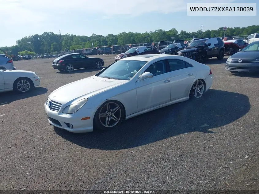 2008 Mercedes-Benz Cls 550 VIN: WDDDJ72XX8A130039 Lot: 45338524