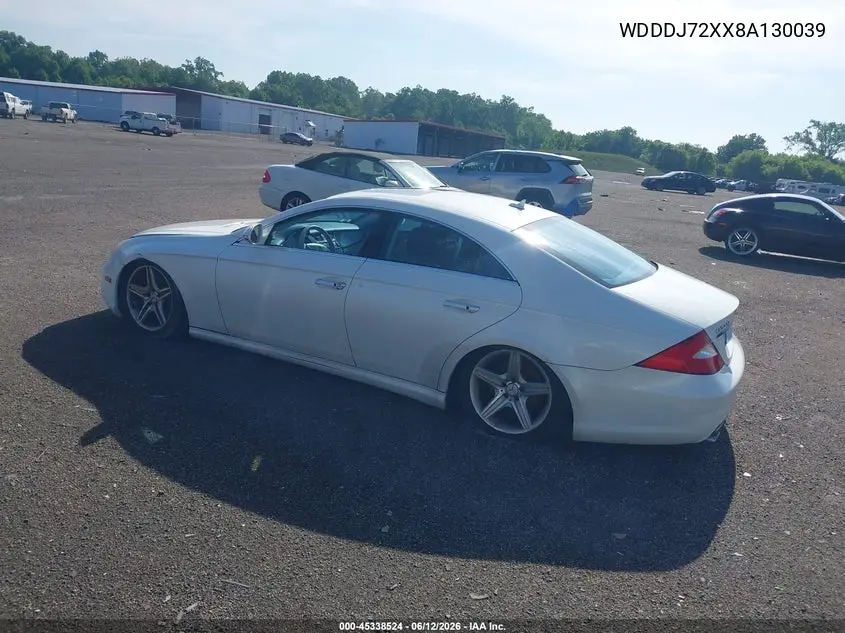 2008 Mercedes-Benz Cls 550 VIN: WDDDJ72XX8A130039 Lot: 45338524