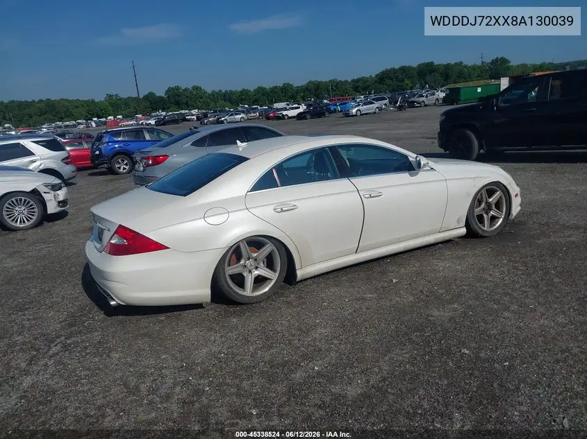 2008 Mercedes-Benz Cls 550 VIN: WDDDJ72XX8A130039 Lot: 45338524