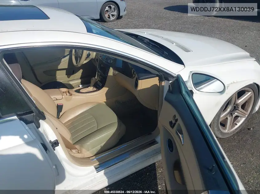 2008 Mercedes-Benz Cls 550 VIN: WDDDJ72XX8A130039 Lot: 45338524