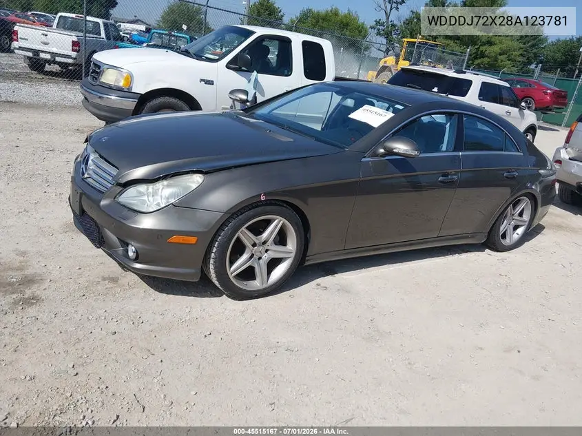 2008 Mercedes-Benz Cls 550 VIN: WDDDJ72X28A123781 Lot: 45515167