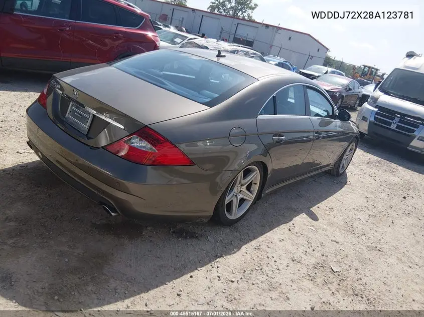 2008 Mercedes-Benz Cls 550 VIN: WDDDJ72X28A123781 Lot: 45515167