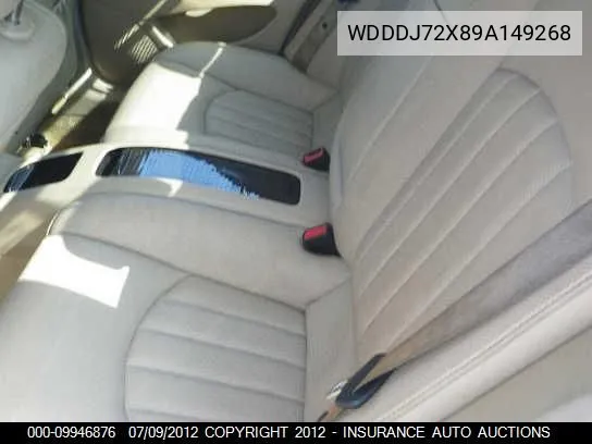 2009 Mercedes-Benz Cls550 VIN: WDDDJ72X89A149268 Lot: 9946876