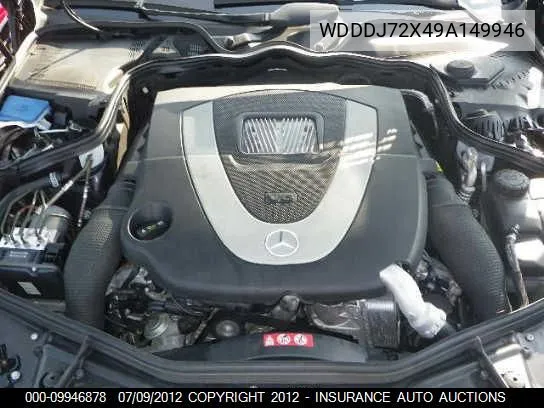 2009 Mercedes-Benz Cls550 VIN: WDDDJ72X49A149946 Lot: 9946878