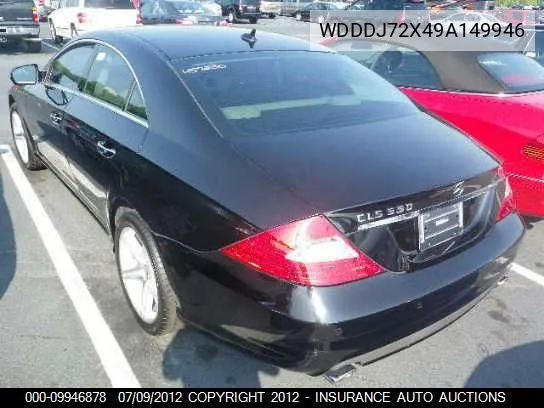 2009 Mercedes-Benz Cls550 VIN: WDDDJ72X49A149946 Lot: 9946878
