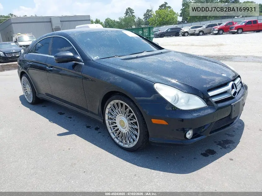 2011 Mercedes-Benz Cls 550 VIN: WDDDJ7CB2BA169931 Lot: 45243555