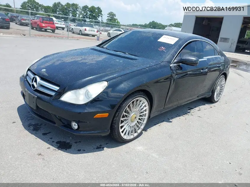 2011 Mercedes-Benz Cls 550 VIN: WDDDJ7CB2BA169931 Lot: 45243555