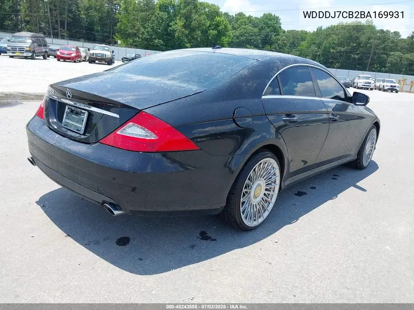 2011 Mercedes-Benz Cls 550 VIN: WDDDJ7CB2BA169931 Lot: 45243555