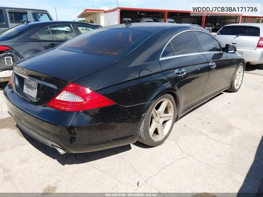 2011 Mercedes-Benz Cls 550 VIN: WDDDJ7CB3BA171736 Lot: 45375765