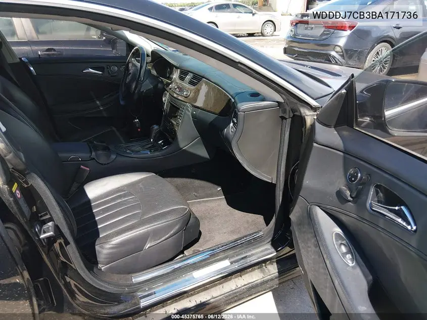 2011 Mercedes-Benz Cls 550 VIN: WDDDJ7CB3BA171736 Lot: 45375765