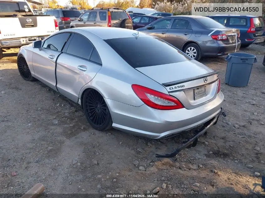 2012 Mercedes-Benz Cls 550 4Matic VIN: WDDLJ9BB9CA044550 Lot: 43561977