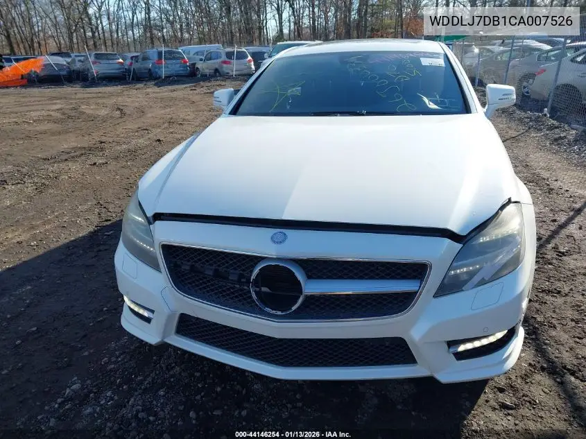 WDDLJ7DB1CA007526 2012 Mercedes-Benz Cls 550