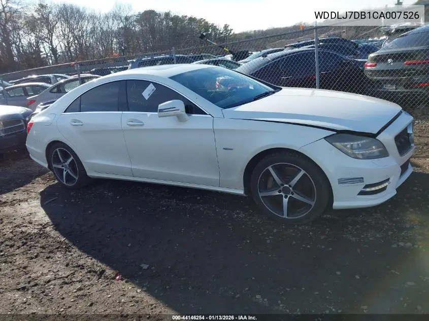 WDDLJ7DB1CA007526 2012 Mercedes-Benz Cls 550