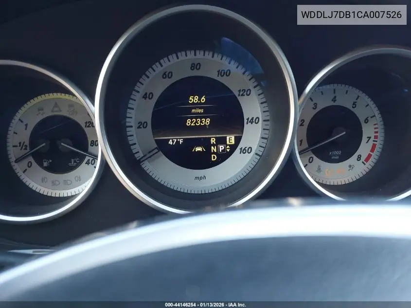 WDDLJ7DB1CA007526 2012 Mercedes-Benz Cls 550