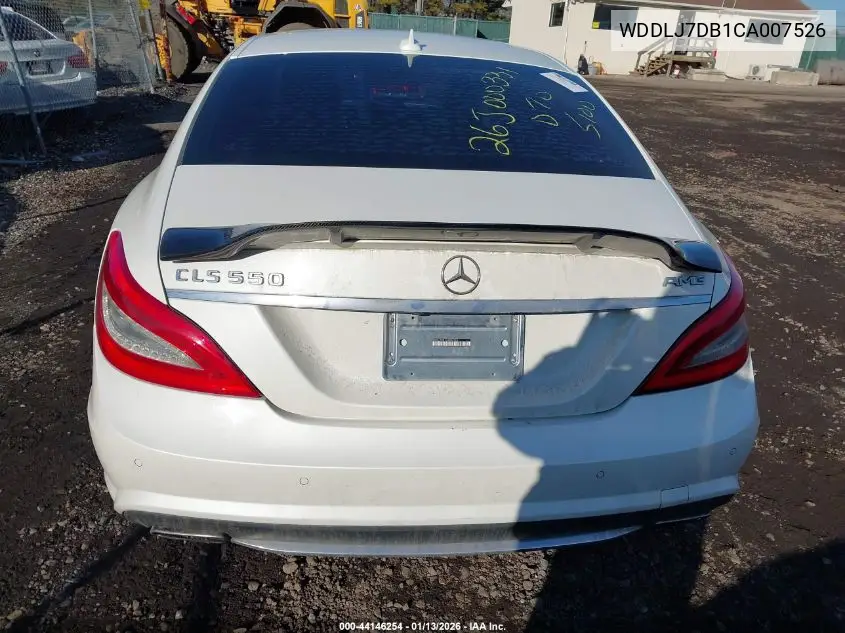 WDDLJ7DB1CA007526 2012 Mercedes-Benz Cls 550