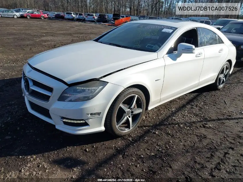 WDDLJ7DB1CA007526 2012 Mercedes-Benz Cls 550