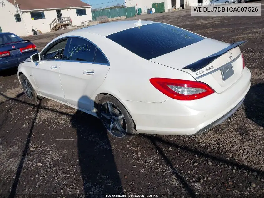 WDDLJ7DB1CA007526 2012 Mercedes-Benz Cls 550