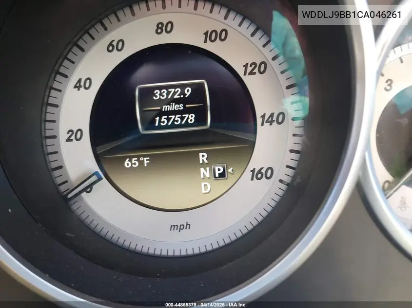 2012 Mercedes-Benz Cls 550 4Matic VIN: WDDLJ9BB1CA046261 Lot: 44865378