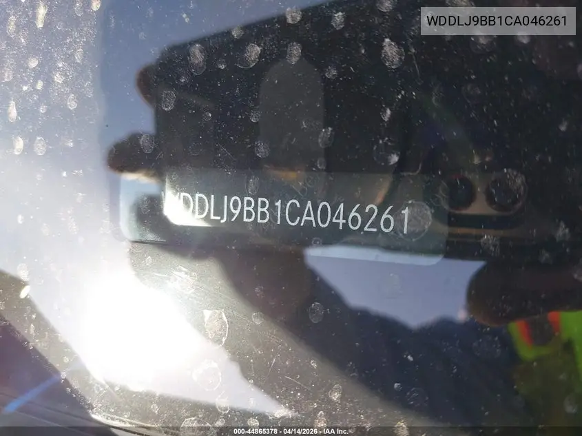 2012 Mercedes-Benz Cls 550 4Matic VIN: WDDLJ9BB1CA046261 Lot: 44865378