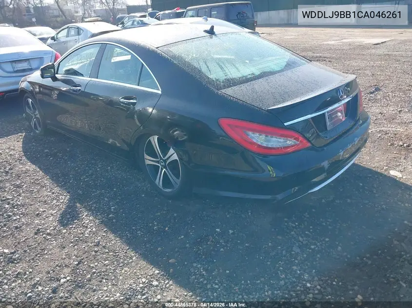 2012 Mercedes-Benz Cls 550 4Matic VIN: WDDLJ9BB1CA046261 Lot: 44865378