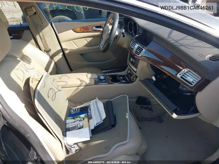 2012 Mercedes-Benz Cls 550 4Matic VIN: WDDLJ9BB1CA046261 Lot: 44865378