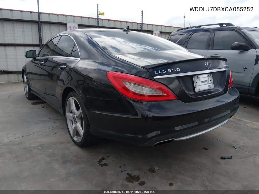 2012 Mercedes-Benz Cls 550 VIN: WDDLJ7DBXCA055252 Lot: 45068075