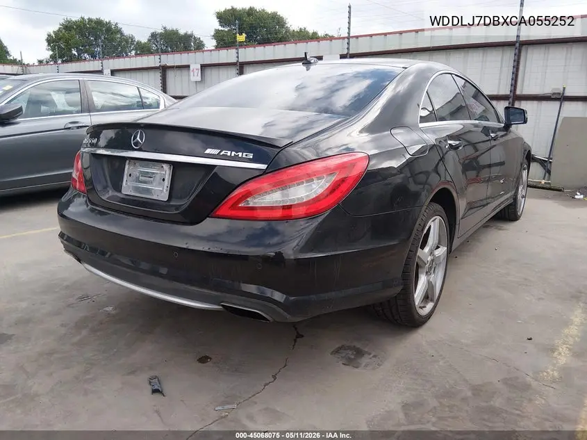 2012 Mercedes-Benz Cls 550 VIN: WDDLJ7DBXCA055252 Lot: 45068075
