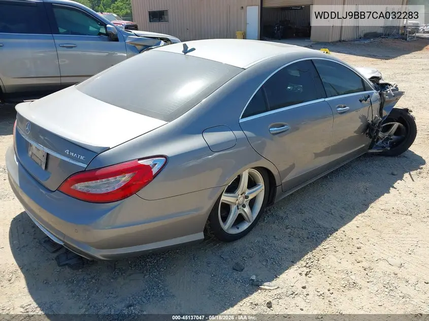 2012 Mercedes-Benz Cls 550 4Matic VIN: WDDLJ9BB7CA032283 Lot: 45137047