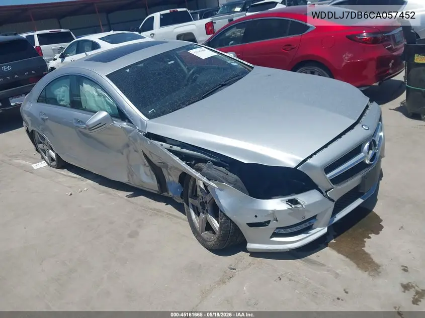 2012 Mercedes-Benz Cls 550 VIN: WDDLJ7DB6CA057452 Lot: 45161665