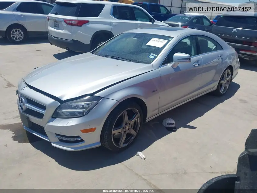2012 Mercedes-Benz Cls 550 VIN: WDDLJ7DB6CA057452 Lot: 45161665
