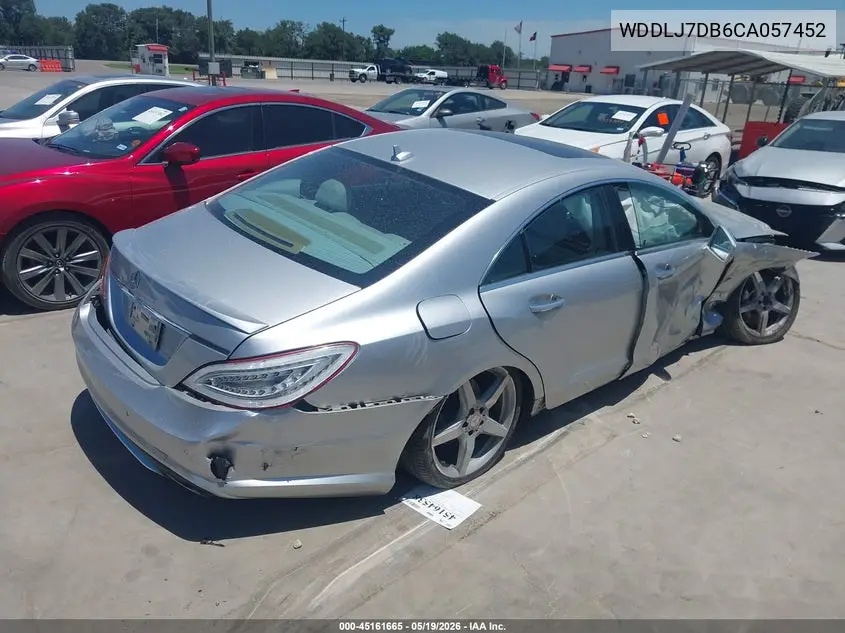2012 Mercedes-Benz Cls 550 VIN: WDDLJ7DB6CA057452 Lot: 45161665