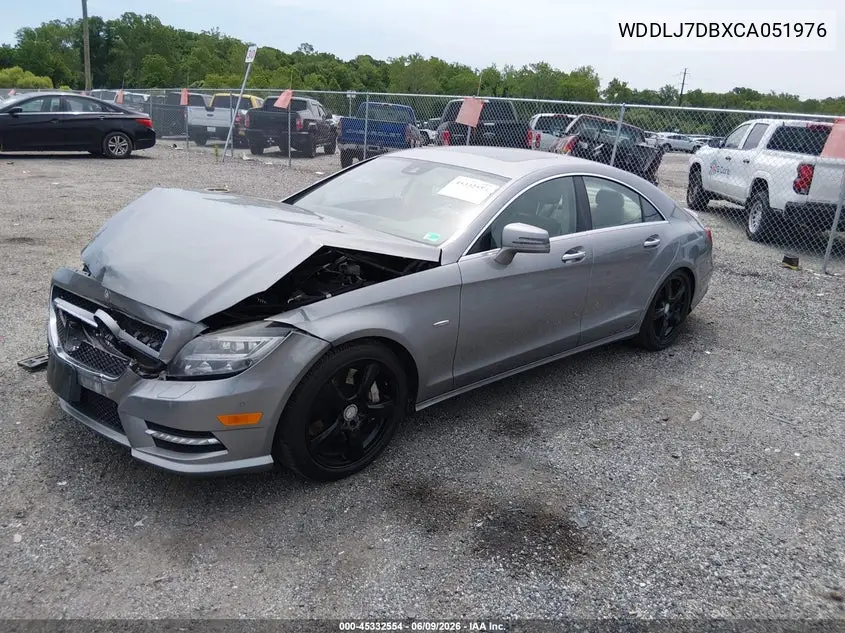 2012 Mercedes-Benz Cls 550 VIN: WDDLJ7DBXCA051976 Lot: 45332554