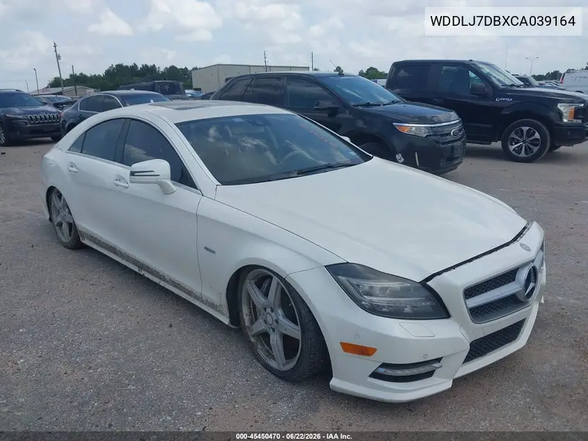 2012 Mercedes-Benz Cls 550 VIN: WDDLJ7DBXCA039164 Lot: 45450470