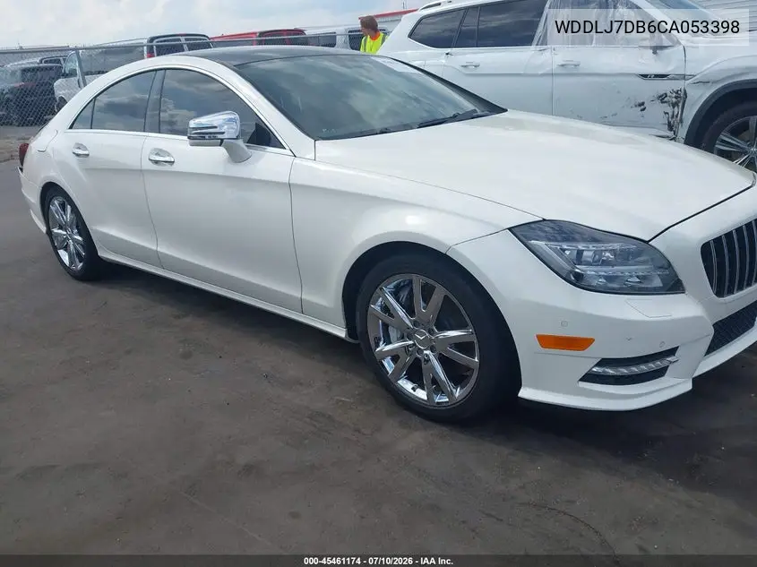 2012 Mercedes-Benz Cls 550 VIN: WDDLJ7DB6CA053398 Lot: 45461174