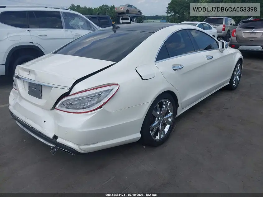 2012 Mercedes-Benz Cls 550 VIN: WDDLJ7DB6CA053398 Lot: 45461174