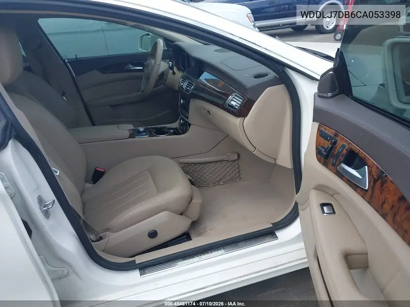2012 Mercedes-Benz Cls 550 VIN: WDDLJ7DB6CA053398 Lot: 45461174