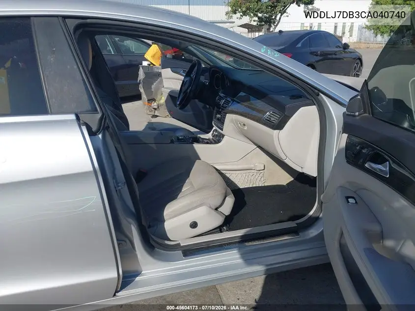 2012 Mercedes-Benz Cls 550 VIN: WDDLJ7DB3CA040740 Lot: 45604173