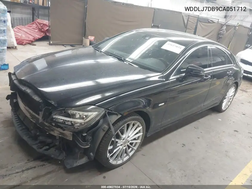 2012 Mercedes-Benz Cls 550 VIN: WDDLJ7DB9CA051712 Lot: 45627034