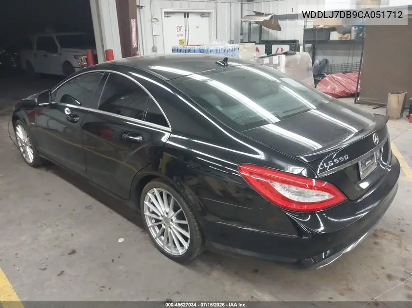 2012 Mercedes-Benz Cls 550 VIN: WDDLJ7DB9CA051712 Lot: 45627034