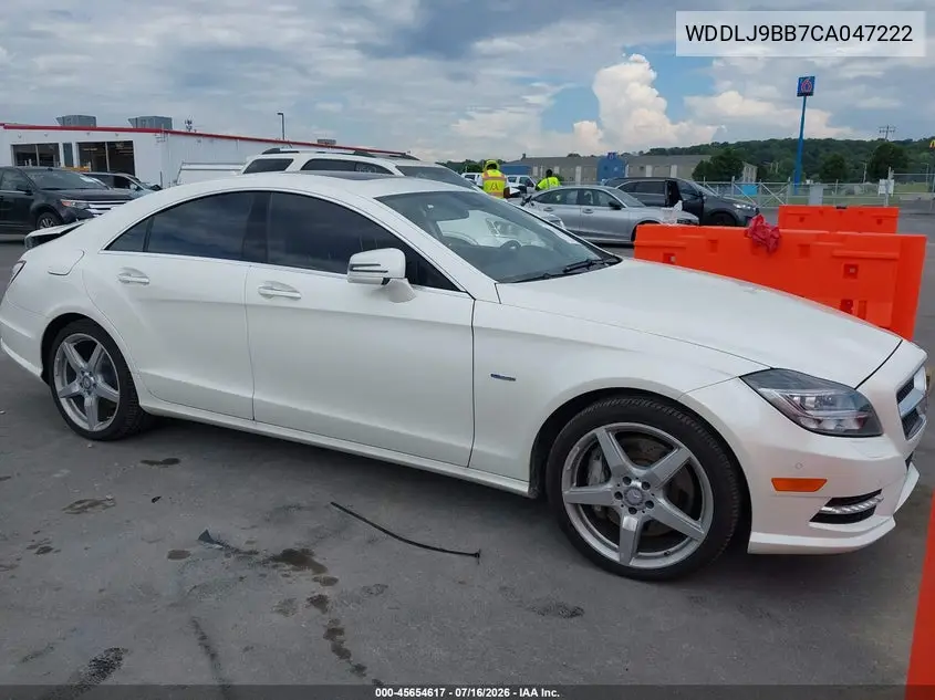 2012 Mercedes-Benz Cls 550 4Matic VIN: WDDLJ9BB7CA047222 Lot: 45654617