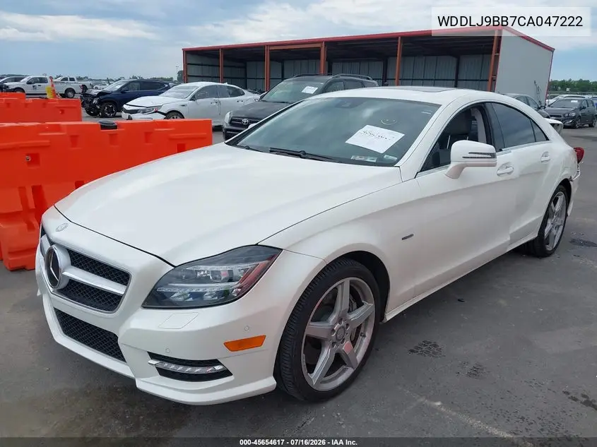 2012 Mercedes-Benz Cls 550 4Matic VIN: WDDLJ9BB7CA047222 Lot: 45654617